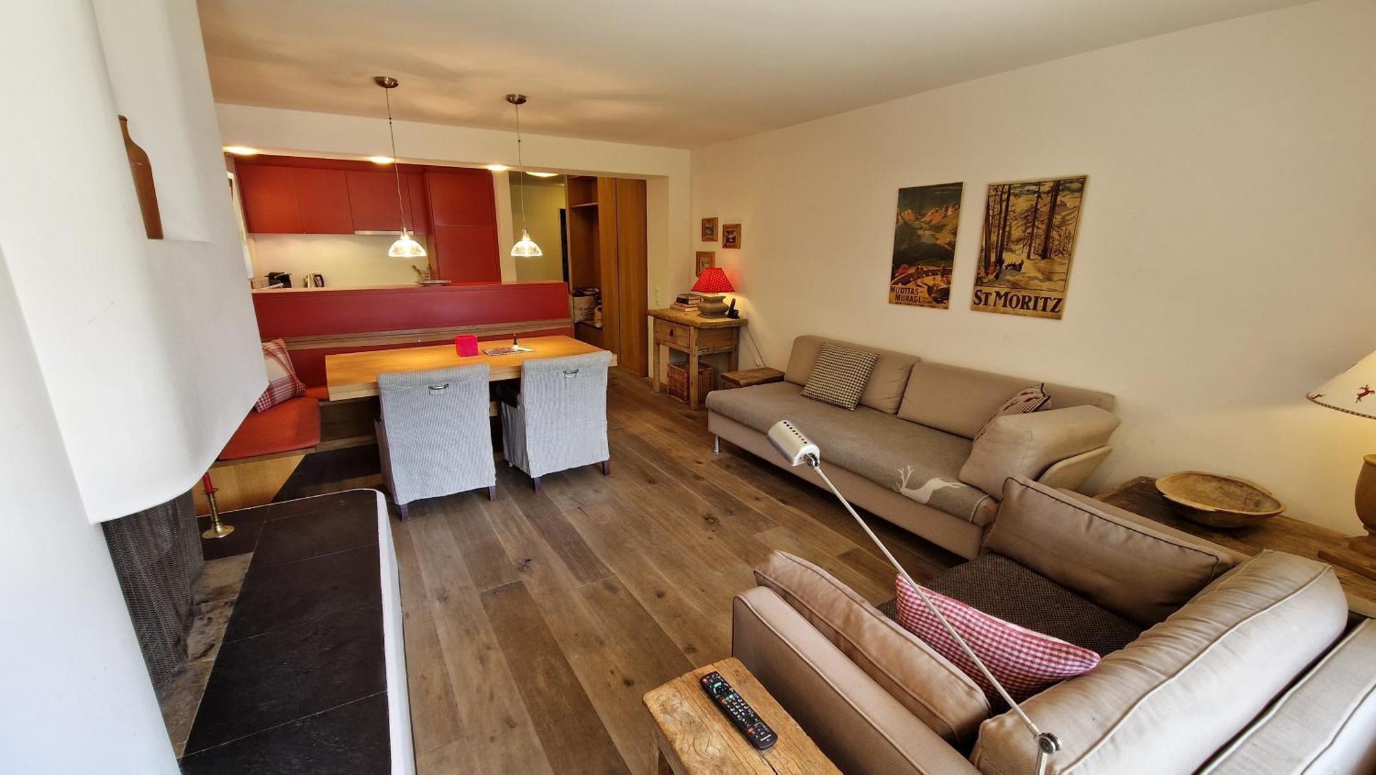 Aparthotel Chesa Bellaval Silvaplana Exteriör bild